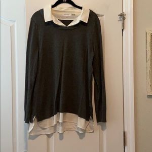 Calvin Klein dress shirt/sweater top